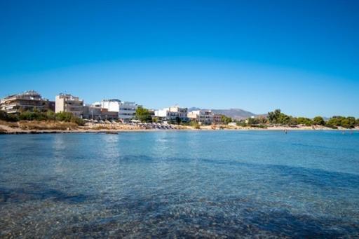 Lavish & Spacious Apt With Stunning Seaview, 10 Min Ath Airport Artemida  Exteriér fotografie
