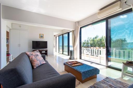 Lavish & Spacious Apt With Stunning Seaview, 10 Min Ath Airport Artemida  Exteriér fotografie